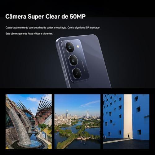         Celular Realme C75x 256gb 8gb Ram Nfc Ip69 Cor Azul       
