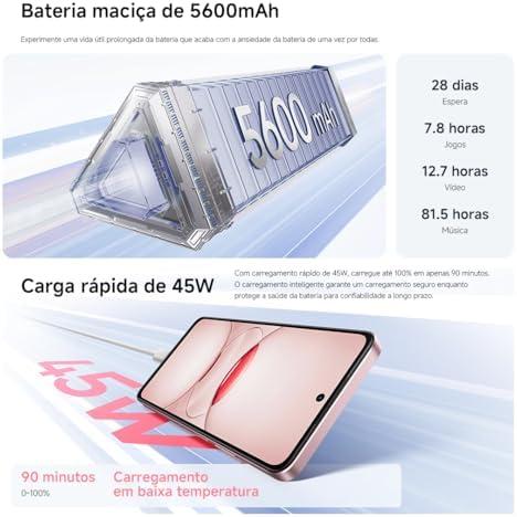         Celular Realme C75x 256gb 8gb Ram Nfc Ip69 Cor Azul       